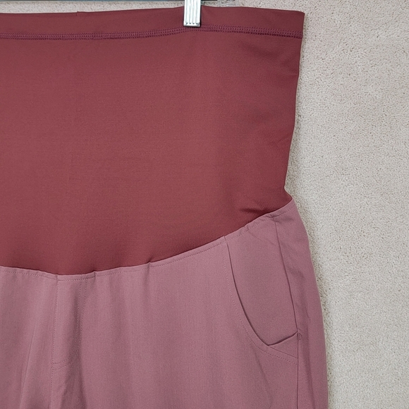 Figs Mineral Mauve Zamora Maternity Jogger Scrub Pants Sz 2XL Plus Size NEW - Picture 4 of 13